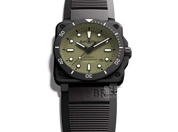 Bell & Ross lancia un nuovo orologio subacqueo BR03-92 Diver Military